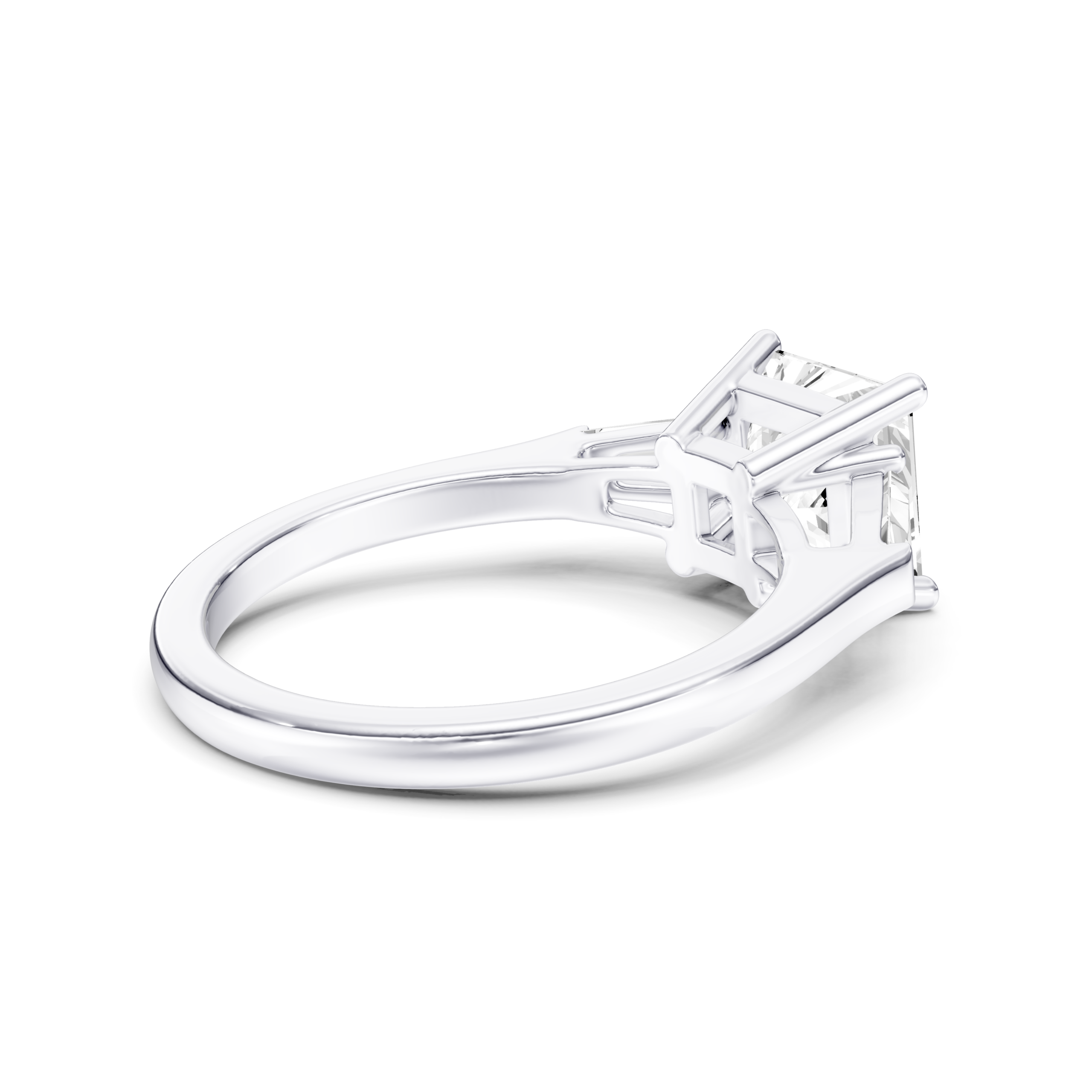 DIANELLE 3 STONE TAPERED RING - princess