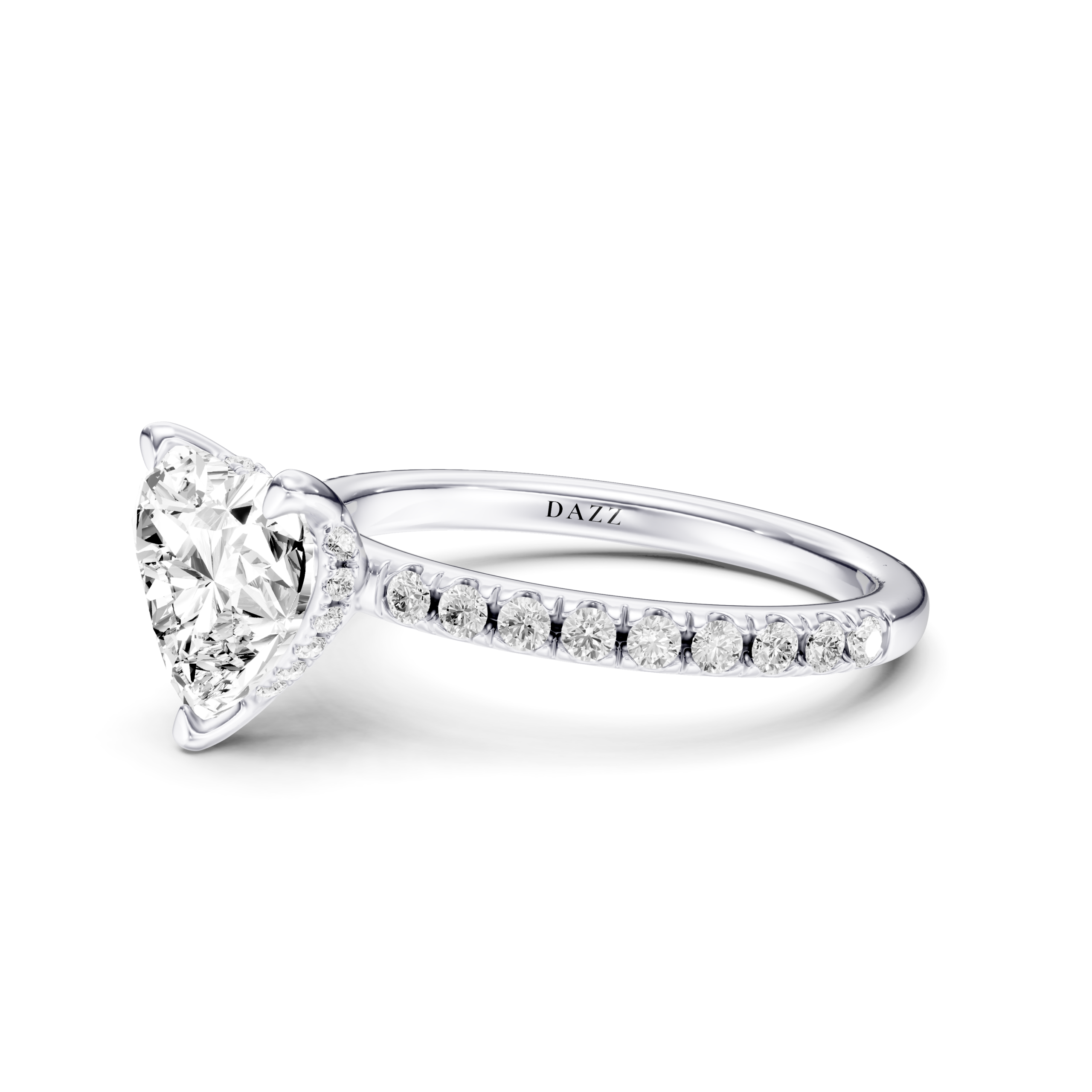 AMELIE PAVE RING heart