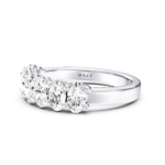 HALF ETERNITY RING - oval