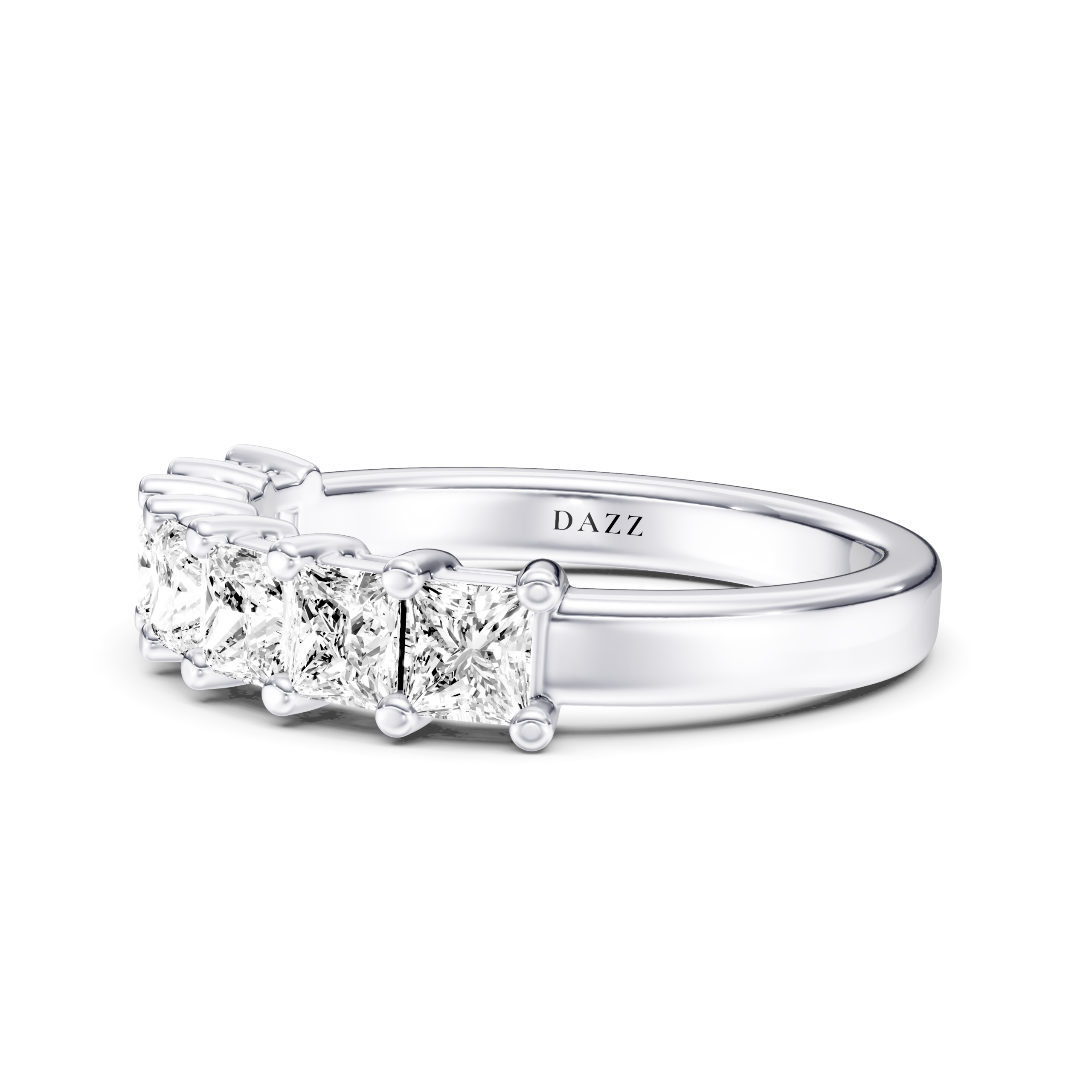HALF ETERNITY RING - princess