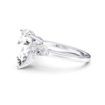 LISELIA 3 STONE PEAR RING - pear