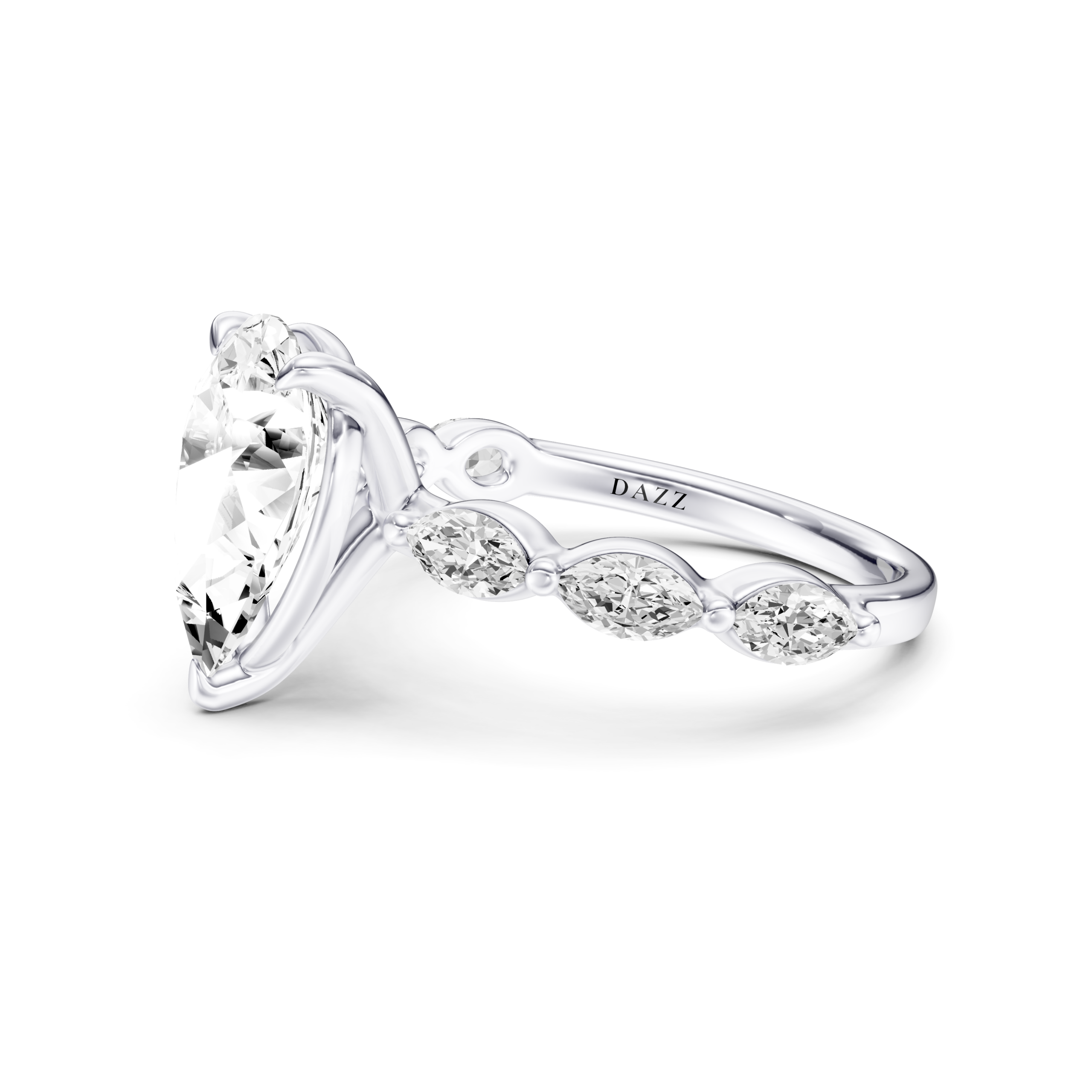 LUCERIA solitaire marquise - pear