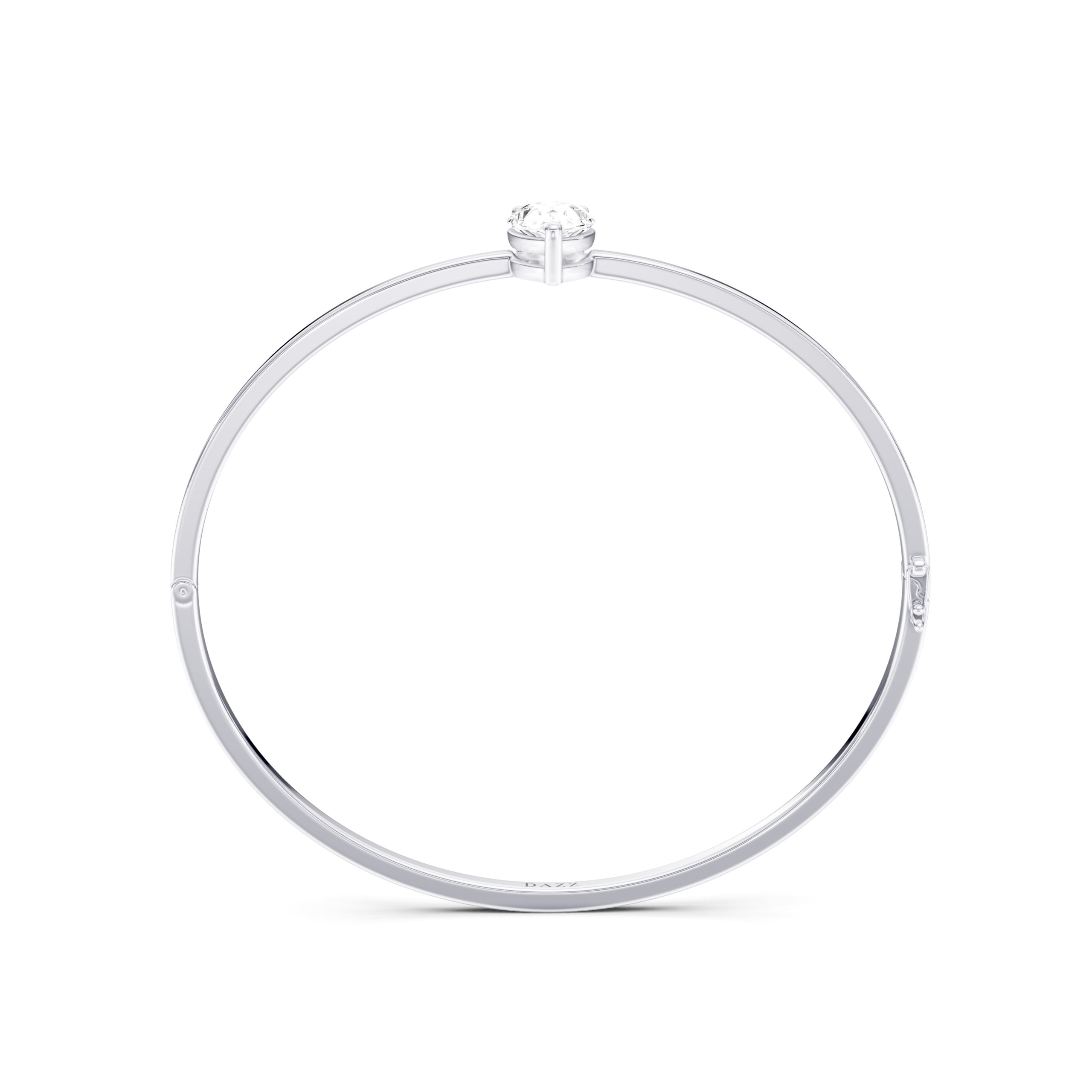 MAEVE - Bangle SOLITAIRE Pear 2ct