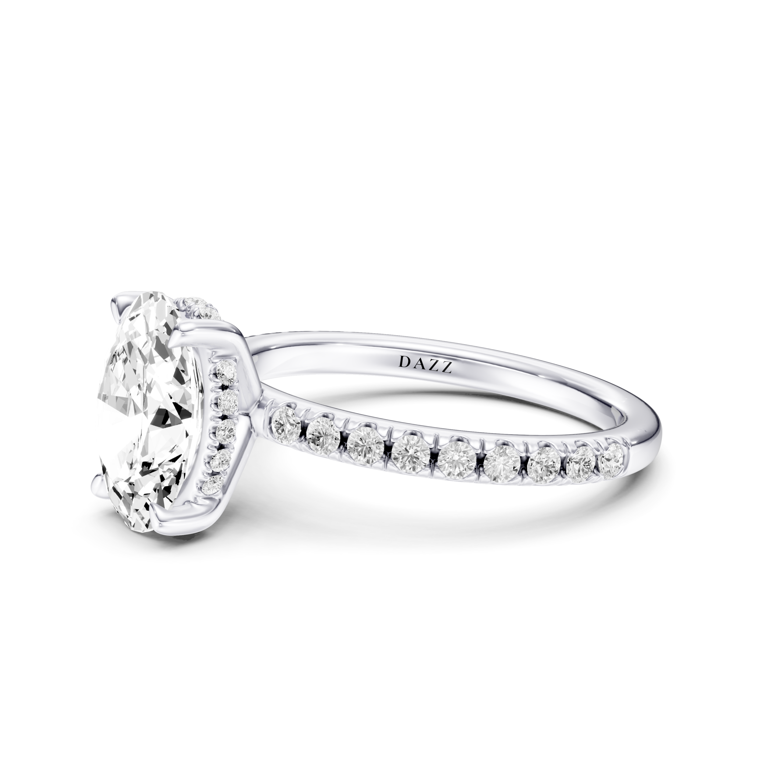 NOELIA PAVE RING oval