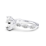 OLIVETTE solitaire marquise - oval