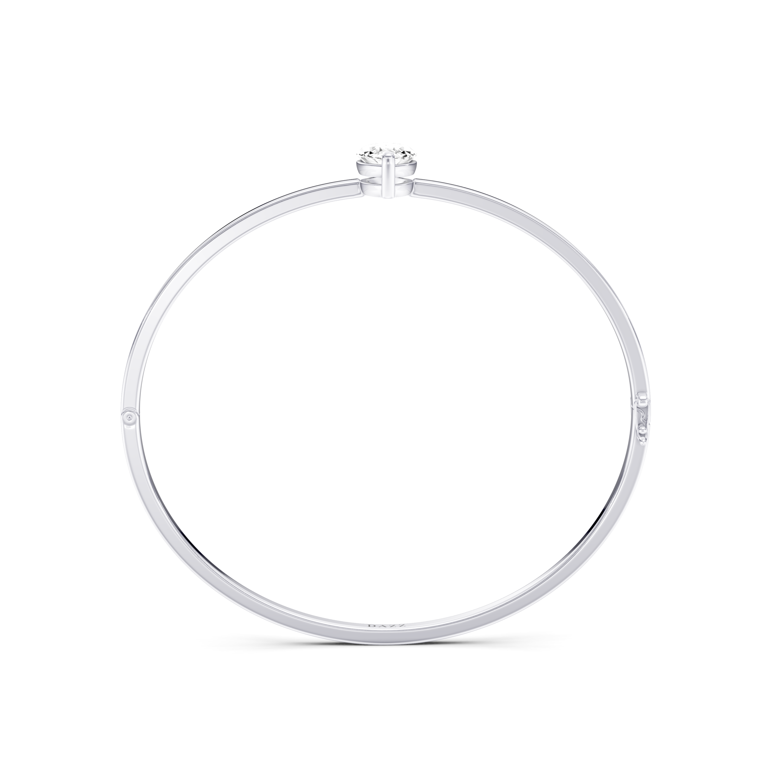 SOLENE - Bangle SOLITAIRE Marquise 2ct