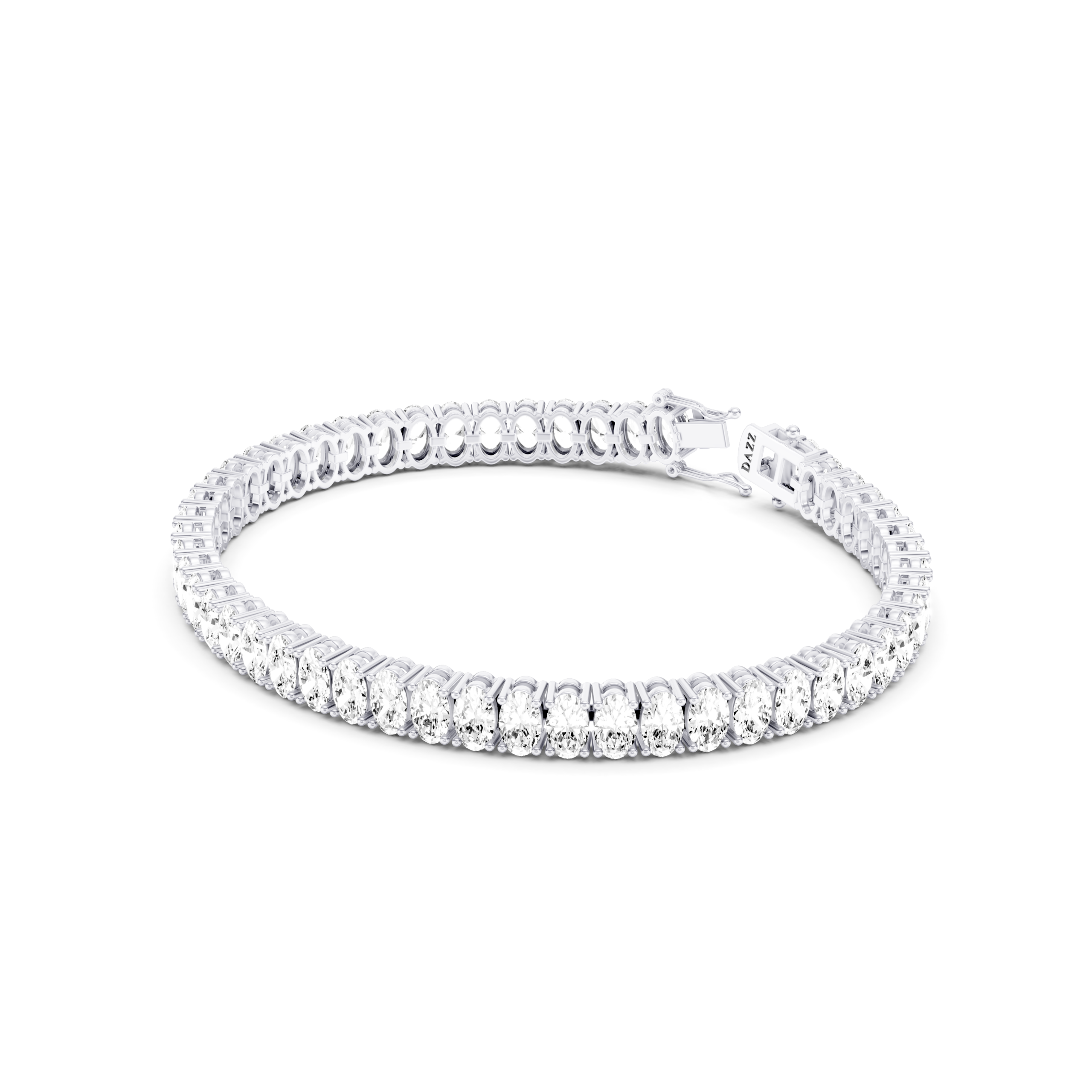 TENNIS BRACELET 15 CARAT OVAL