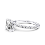 CAMILA PAVE RING asscher