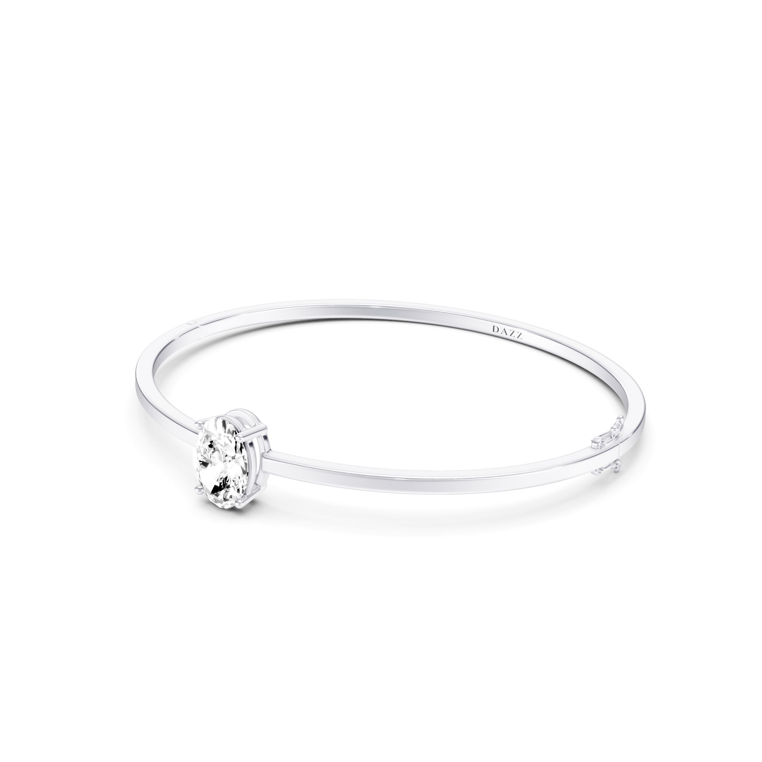 CELINE - Bangle SOLITAIRE Oval 2ct
