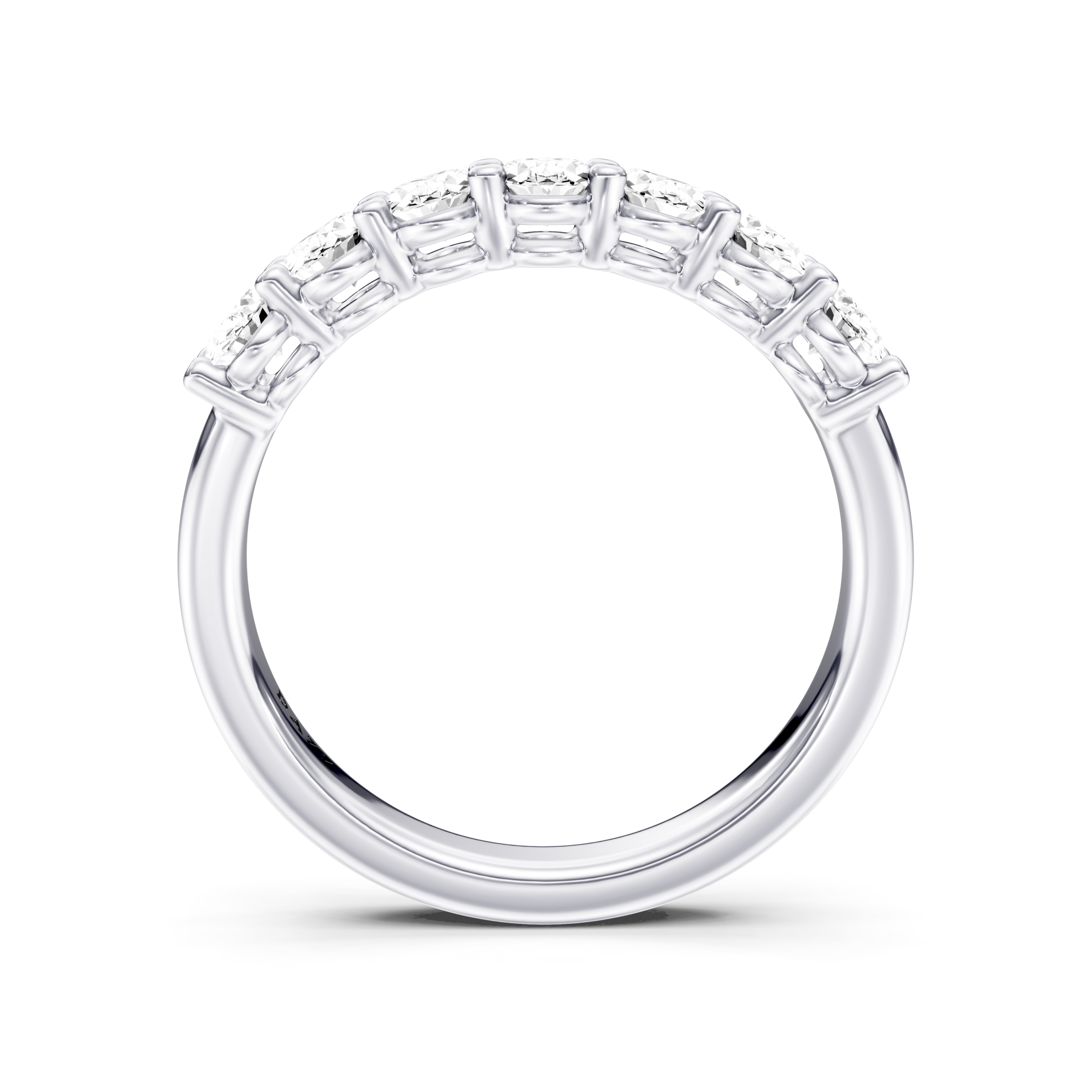 HALF ETERNITY RING - oval