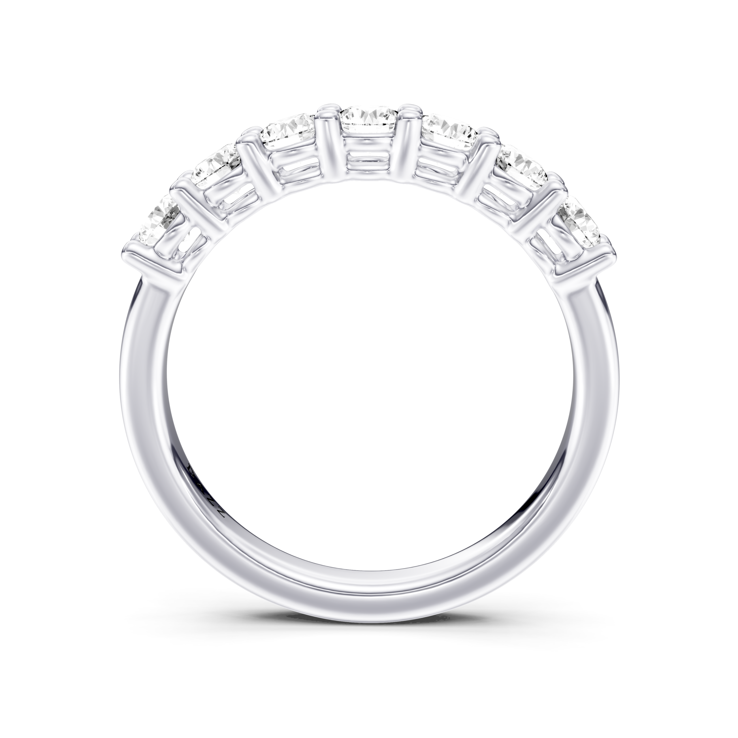 HALF ETERNITY RING - round