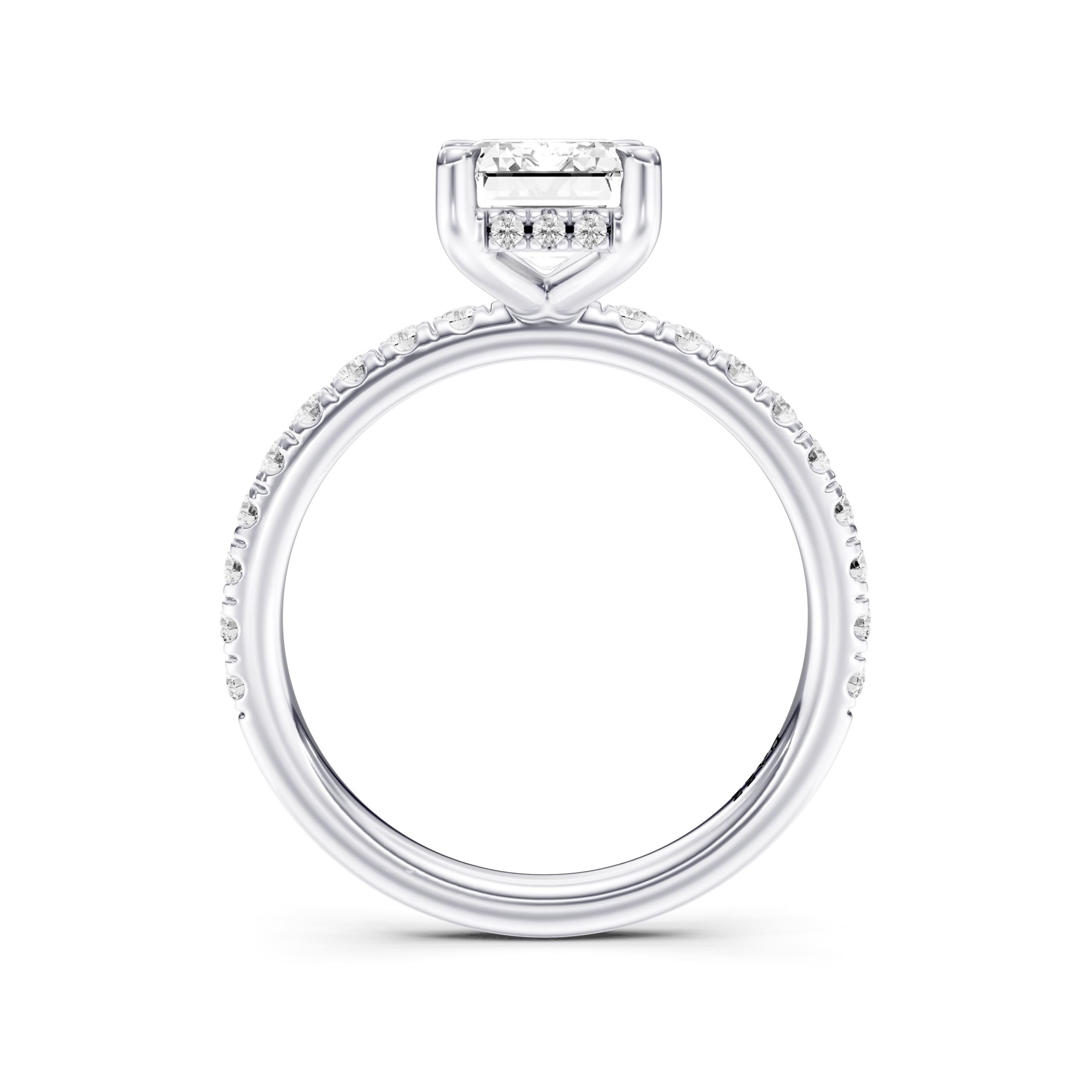 ISOLDE PAVE RING emerald