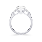 LISELIA 3 STONE PEAR RING - pear