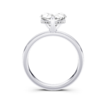 AMORE Hidden Halo RING - heart