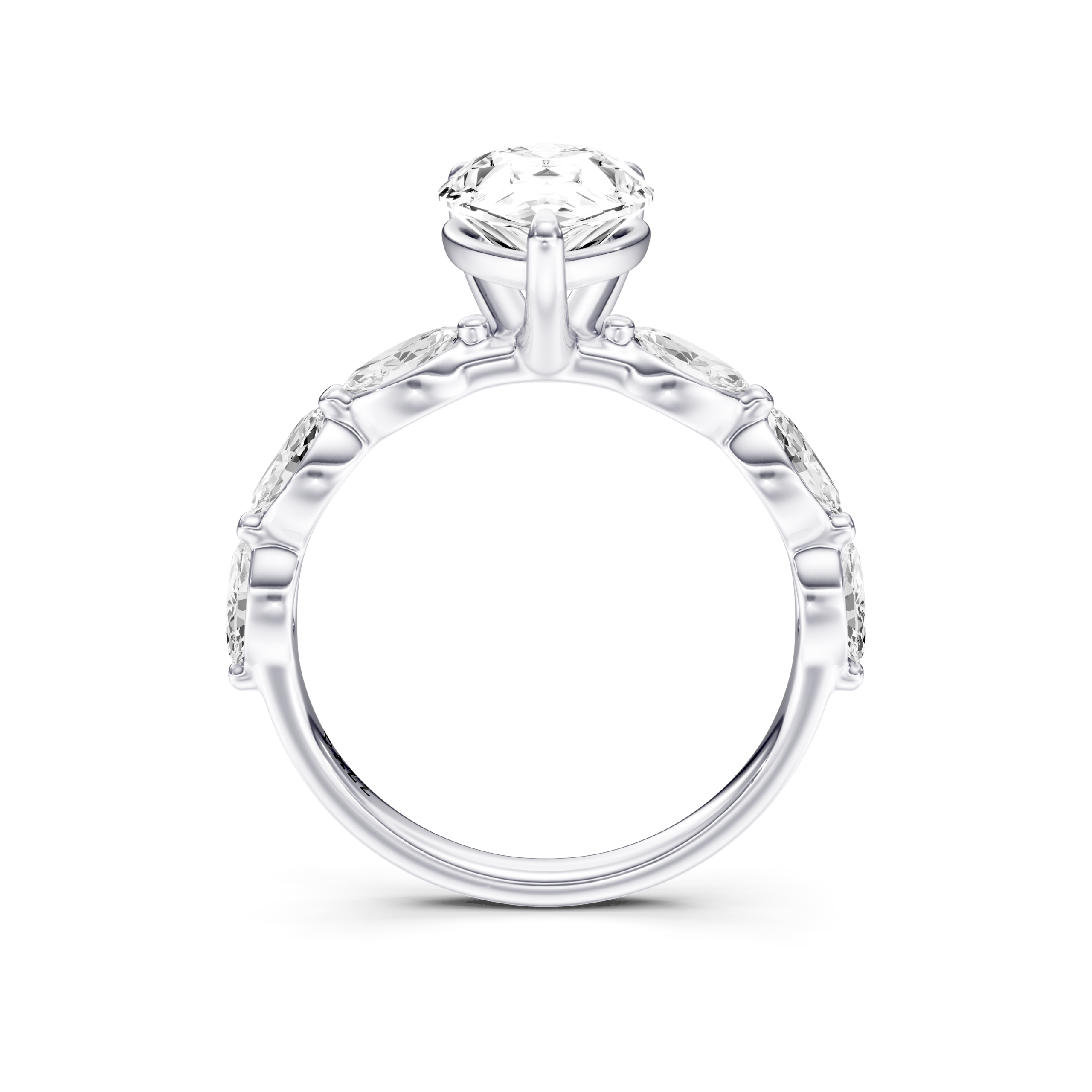 LUCERIA solitaire marquise - pear