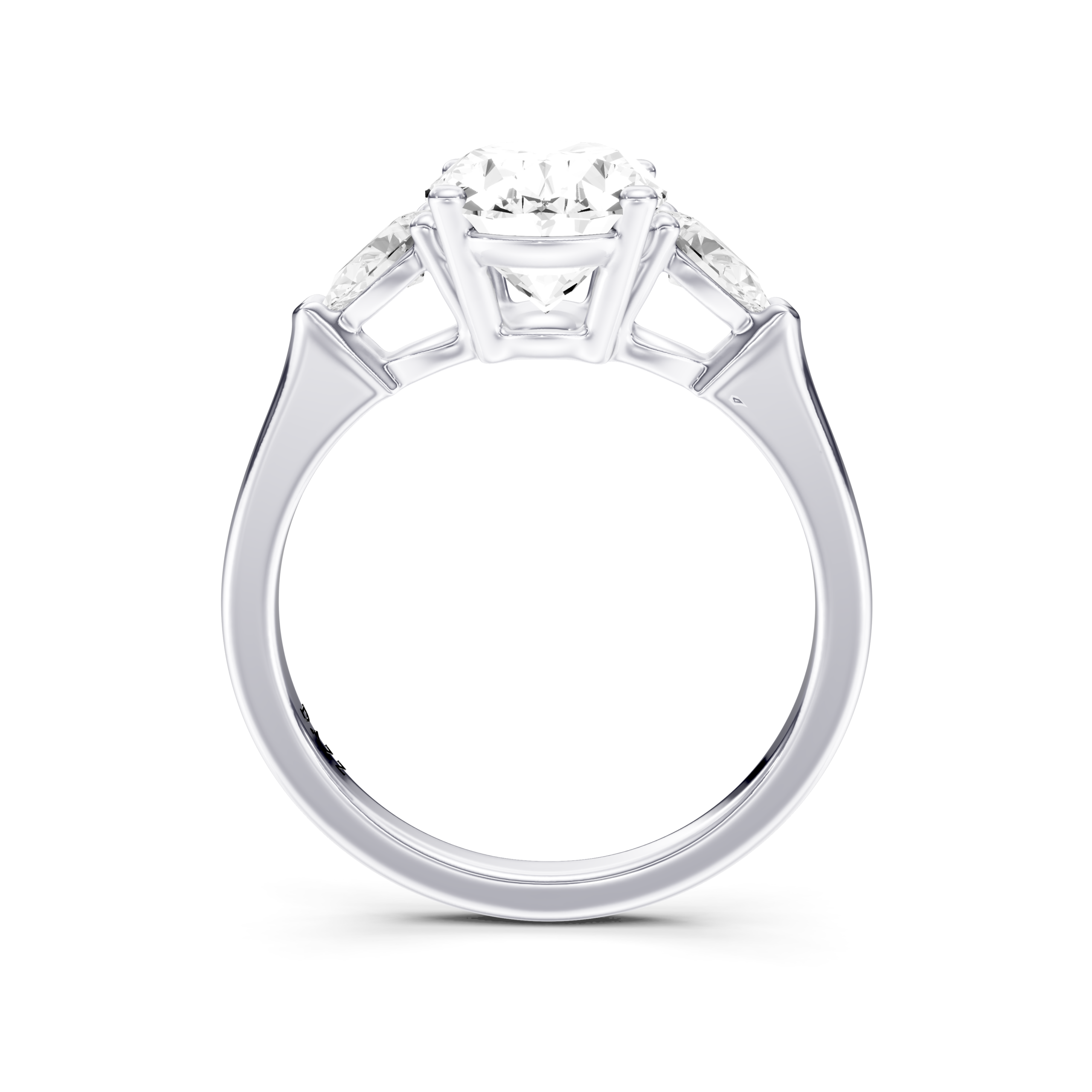 ANORIA 3 STONE PEAR RING - oval