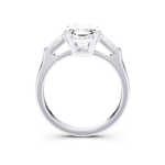 MIRALYN 3 STONE TAPERED RING - marquise