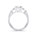 SERAVIA 3 STONE PEAR RING - marquise