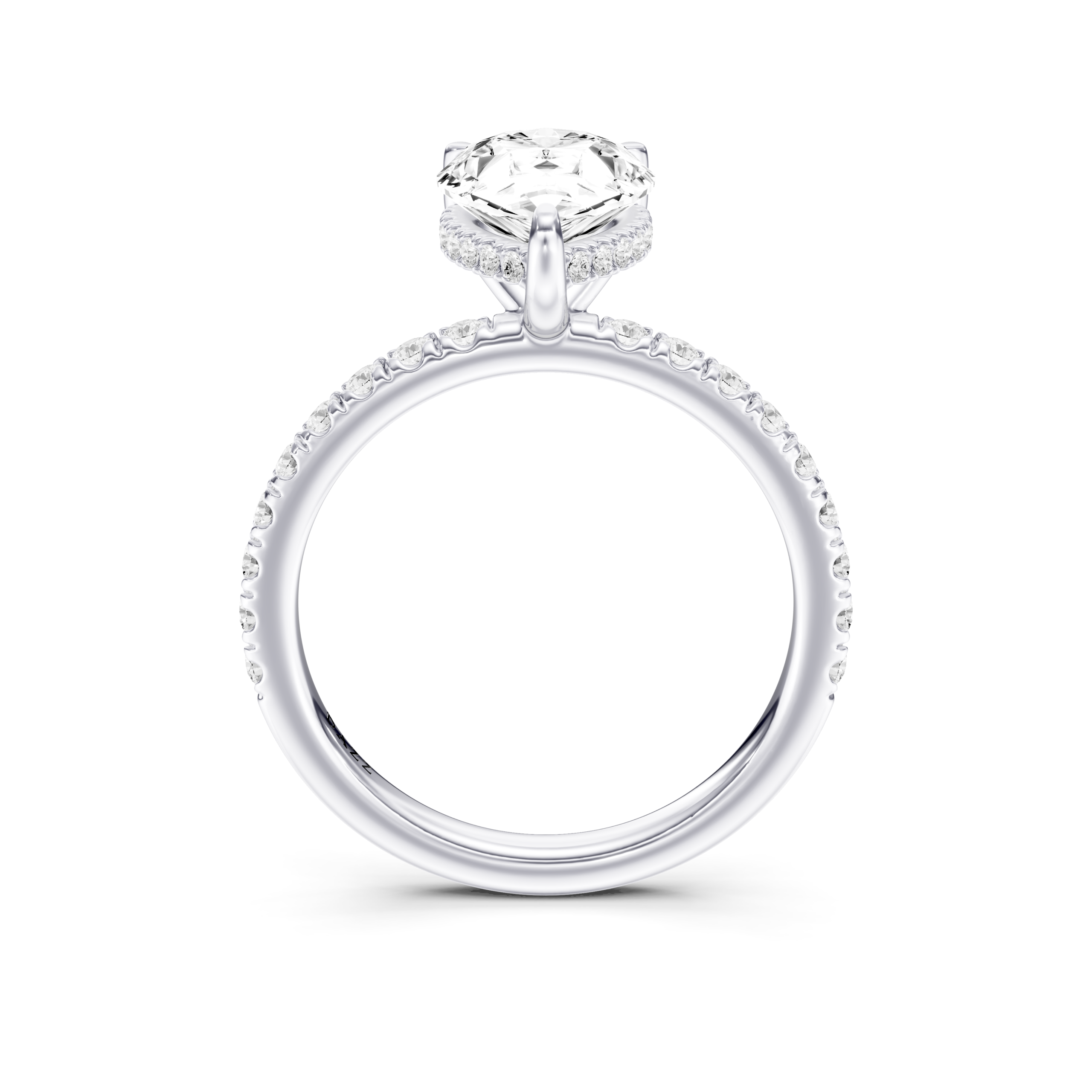 SORELLE PAVE RING pear