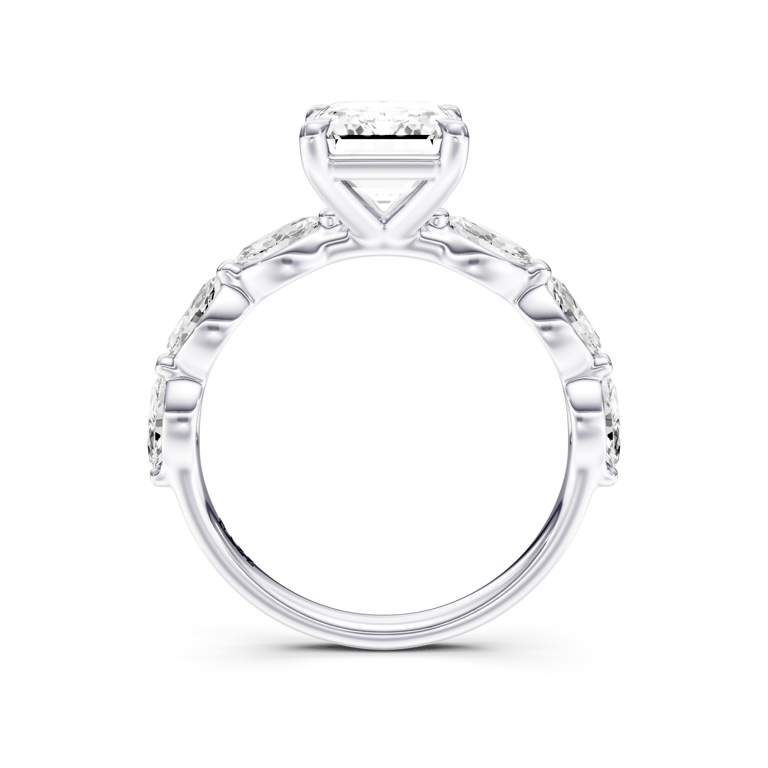 VALERISE solitaire marquise - emerald