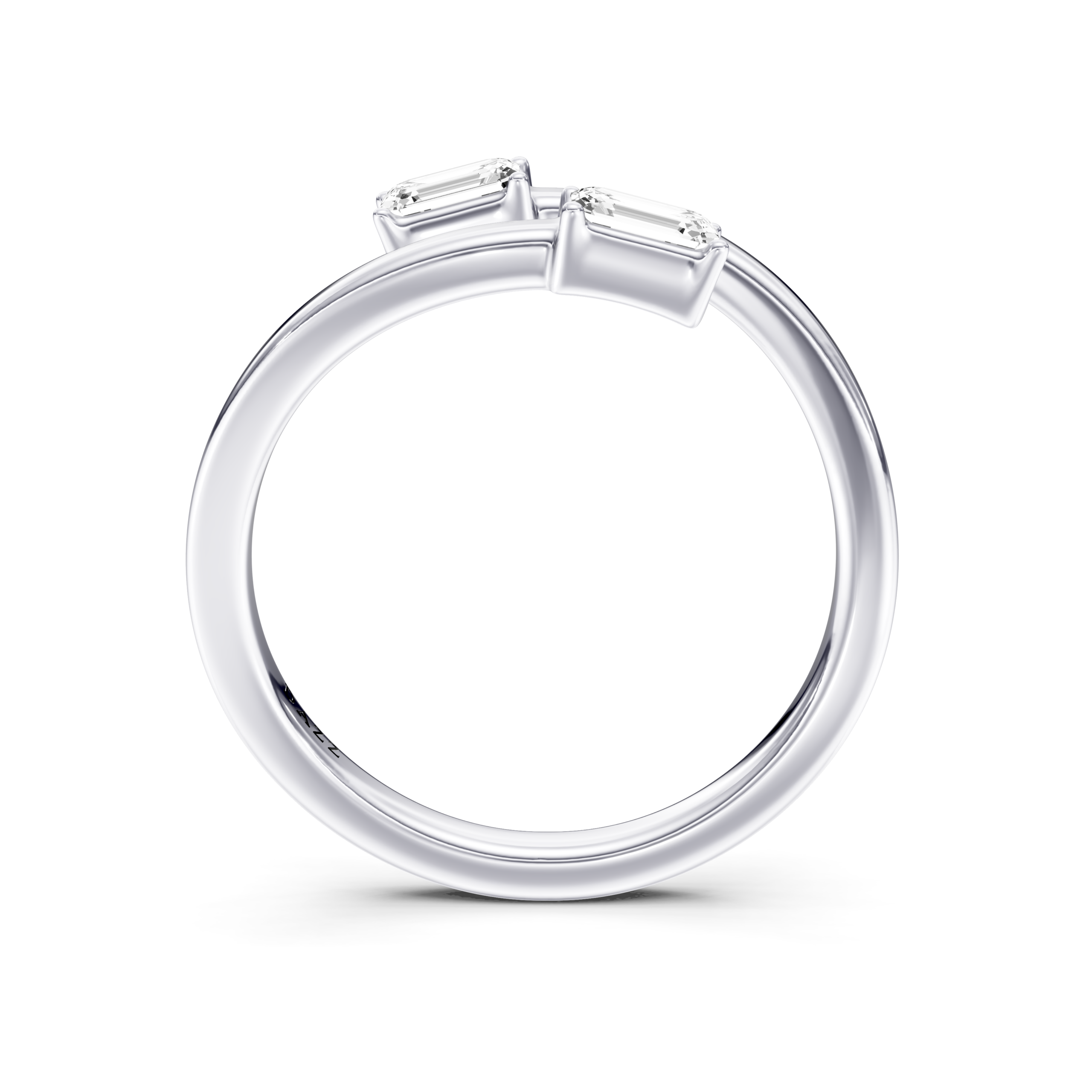 VERANIA Split ring - emerald