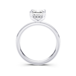 VERLENE Hidden Halo RING - emerald