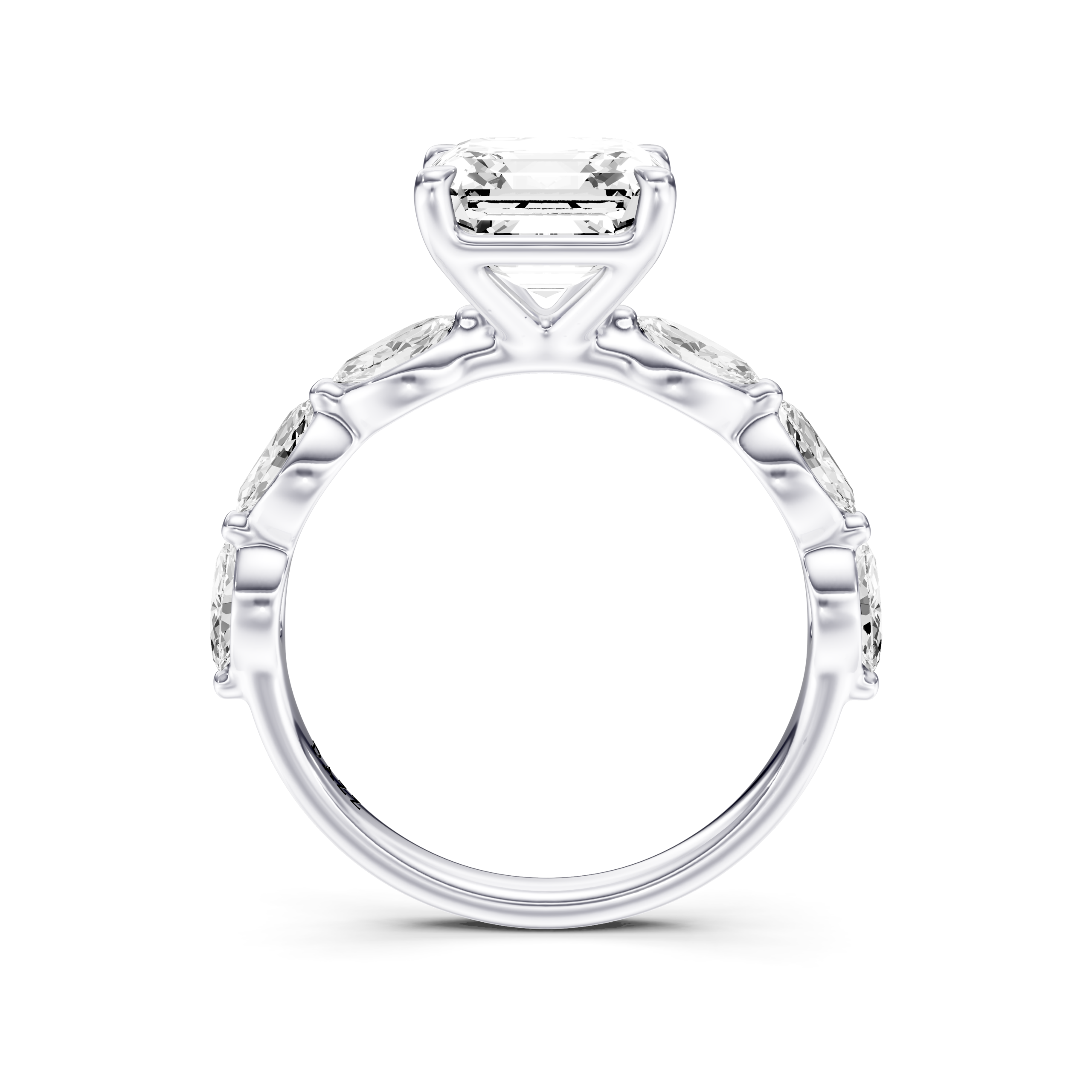 DEAUVIA solitaire marquise - asscher