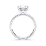 CAMILA PAVE RING asscher