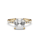 CAMILA PAVE RING asscher