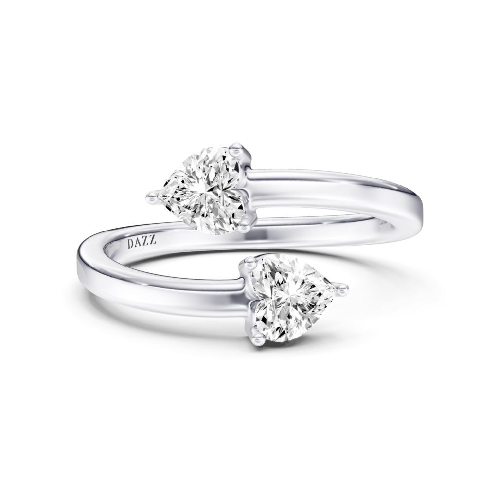 DALERIE Split ring - heart