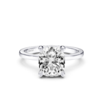 ADALIA Hidden Halo RING - cushion