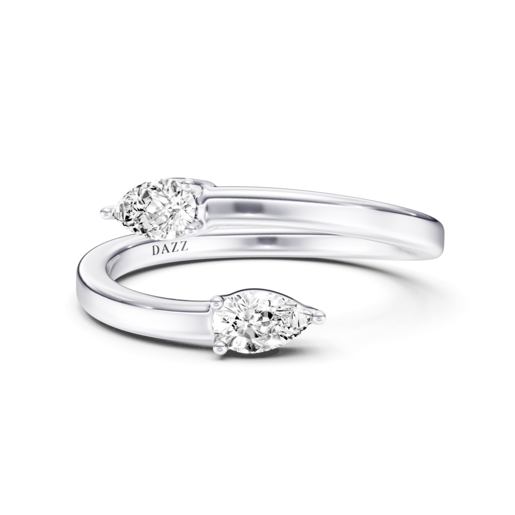 DANA Split ring - pear