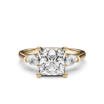 DANELISE 3 STONE PEAR RING - princess