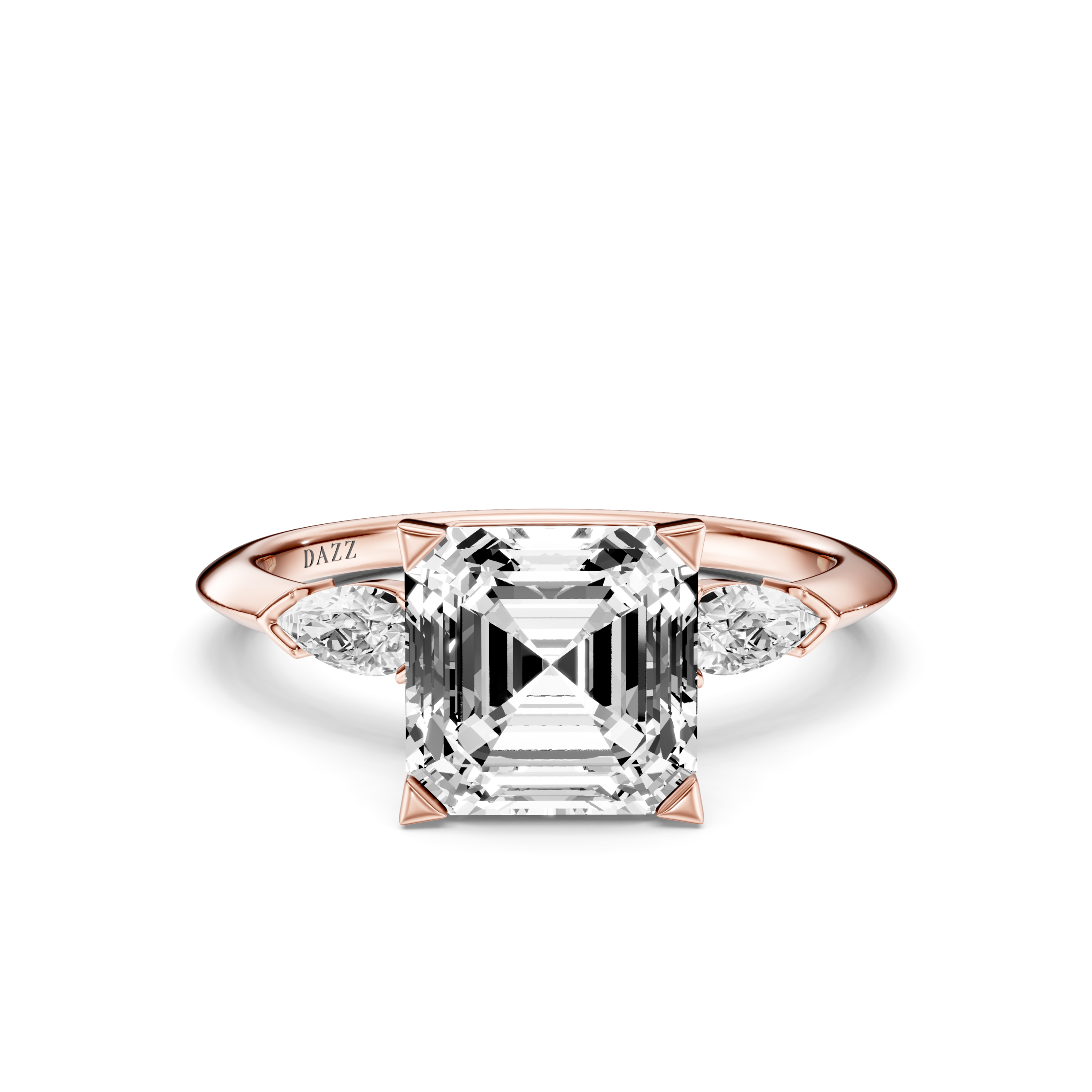 DAZZ ring - asscher