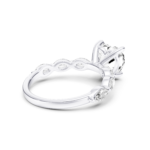 AMANDINE solitaire marquise - heart