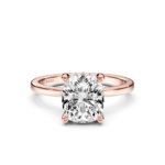 ADALIA Hidden Halo RING - cushion