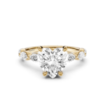 AMANDINE solitaire marquise - heart