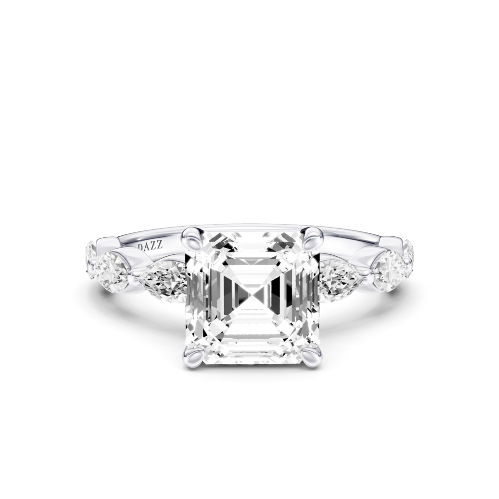 DEAUVIA solitaire marquise - asscher