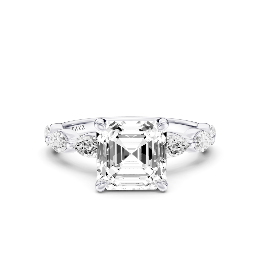 DEAUVIA solitaire marquise - asscher