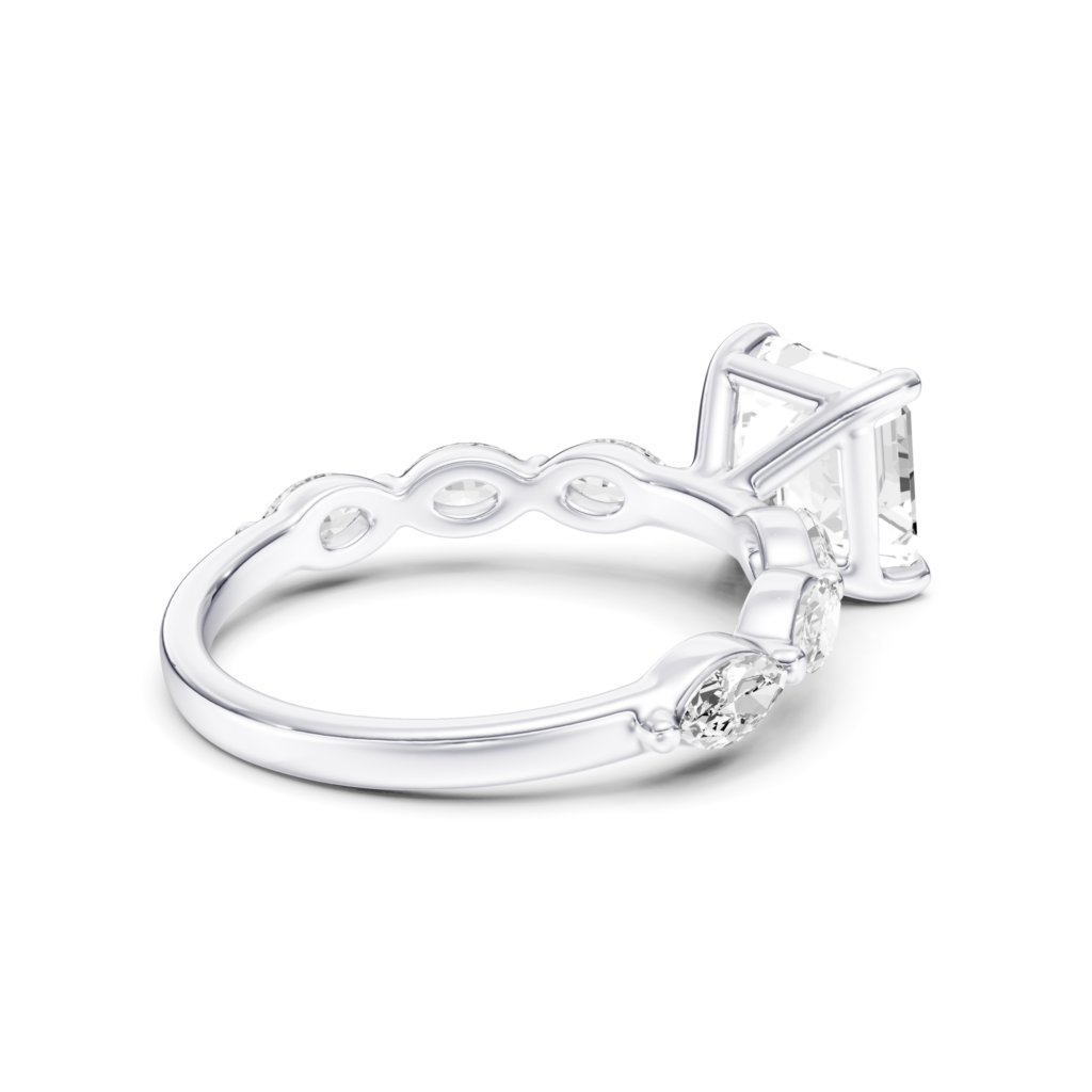 DEAUVIA solitaire marquise - asscher