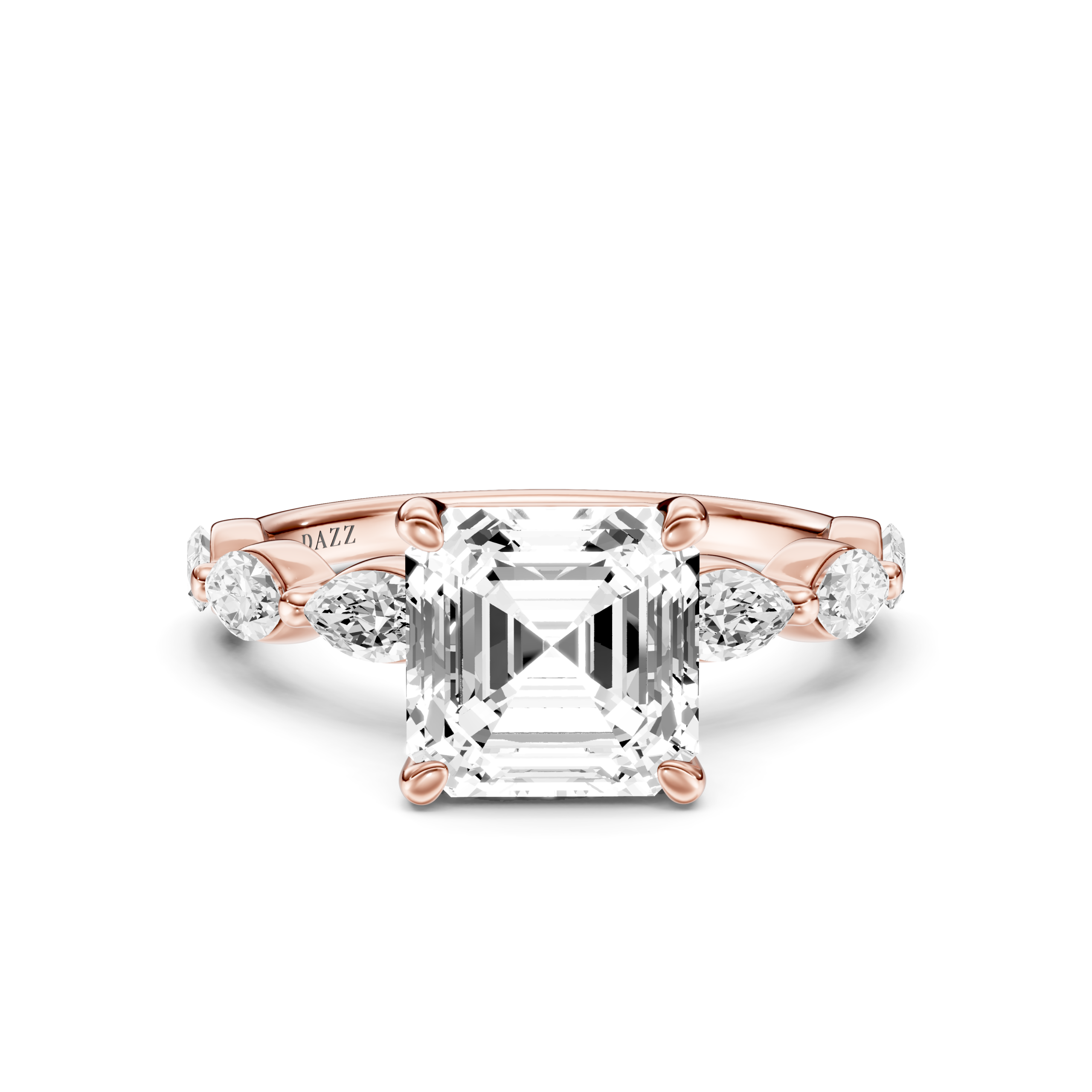 DEAUVIA solitaire marquise - asscher