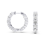 ELAYA - FULL SETTING HOOPS Round