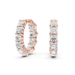 ELAYA - FULL SETTING HOOPS Round