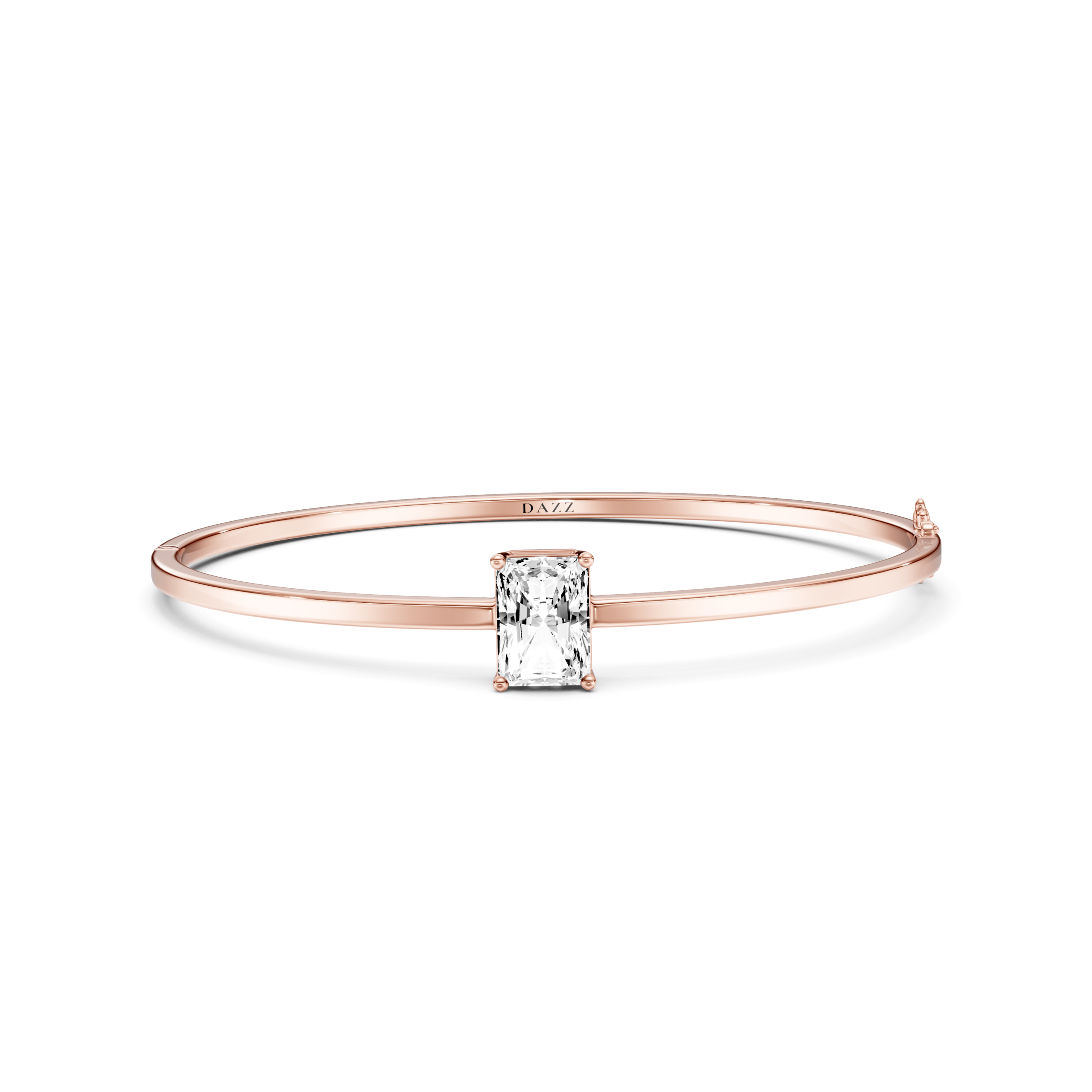 ELISE - Bangle SOLITAIRE Radiant 2ct