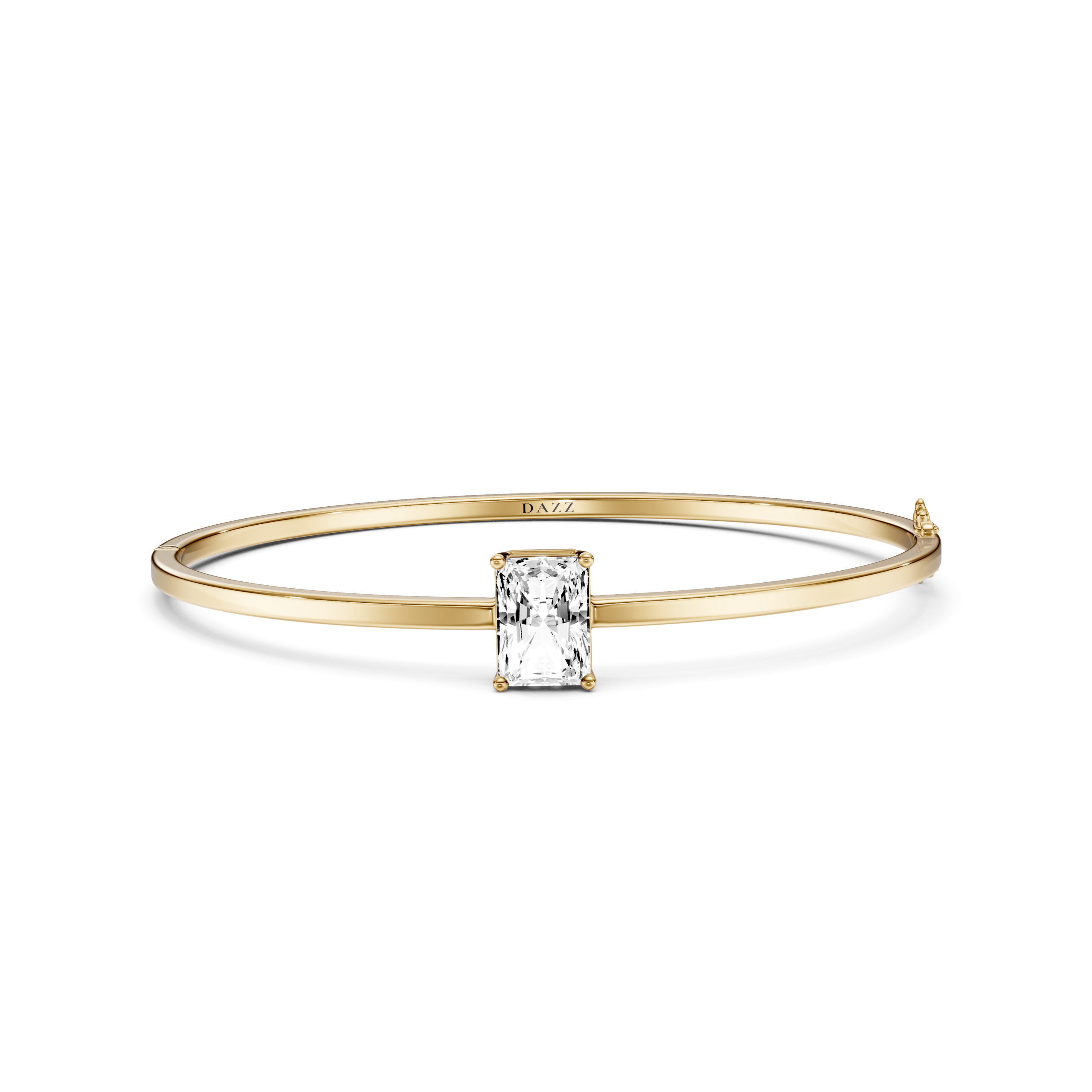 ELISE - Bangle SOLITAIRE Radiant 2ct