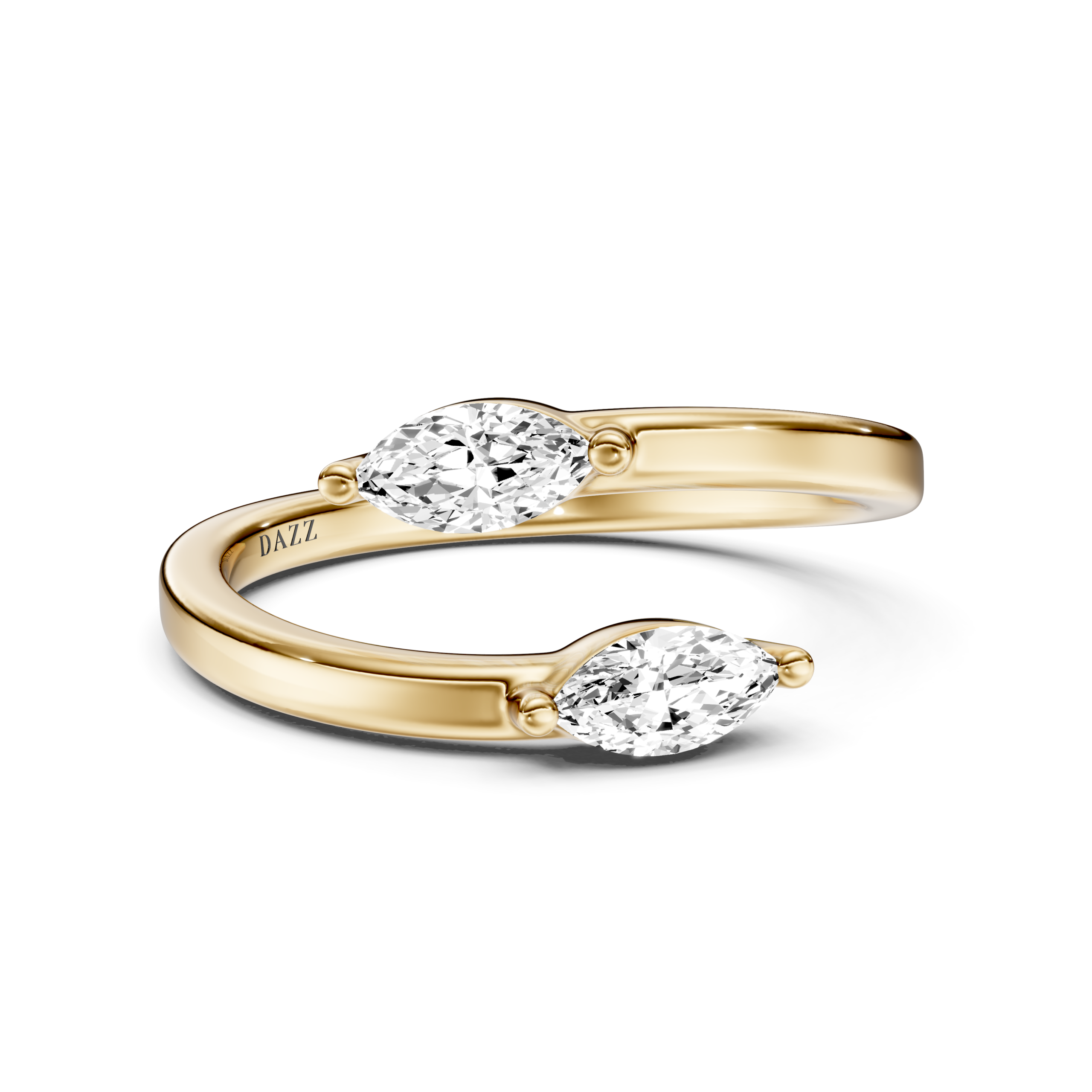 AMARISE Split ring - marquise