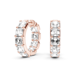 FIORE - FULL SETTING HOOPS Asscher