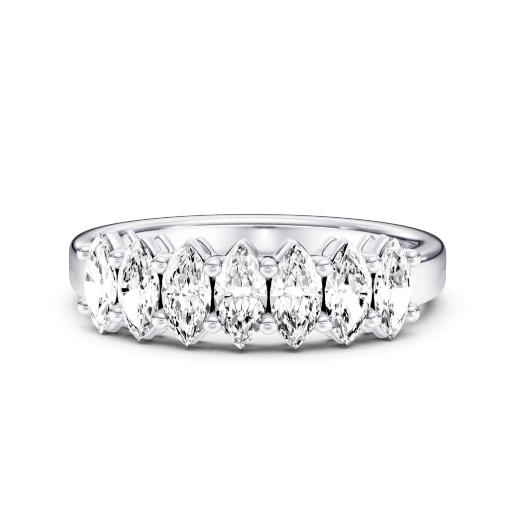 HALF ETERNITY RING - marquise