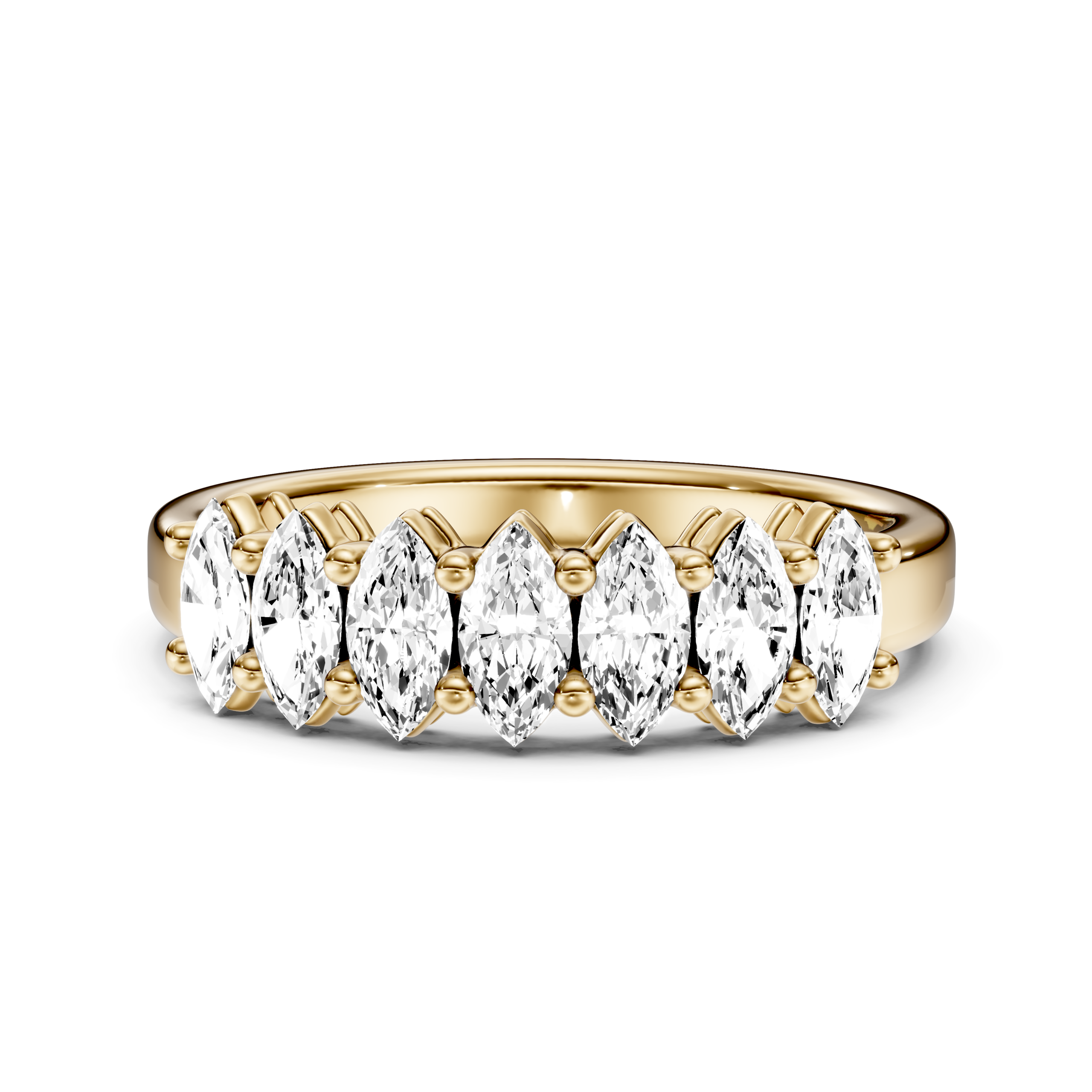 HALF ETERNITY RING - marquise