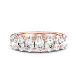 HALF ETERNITY RING - oval